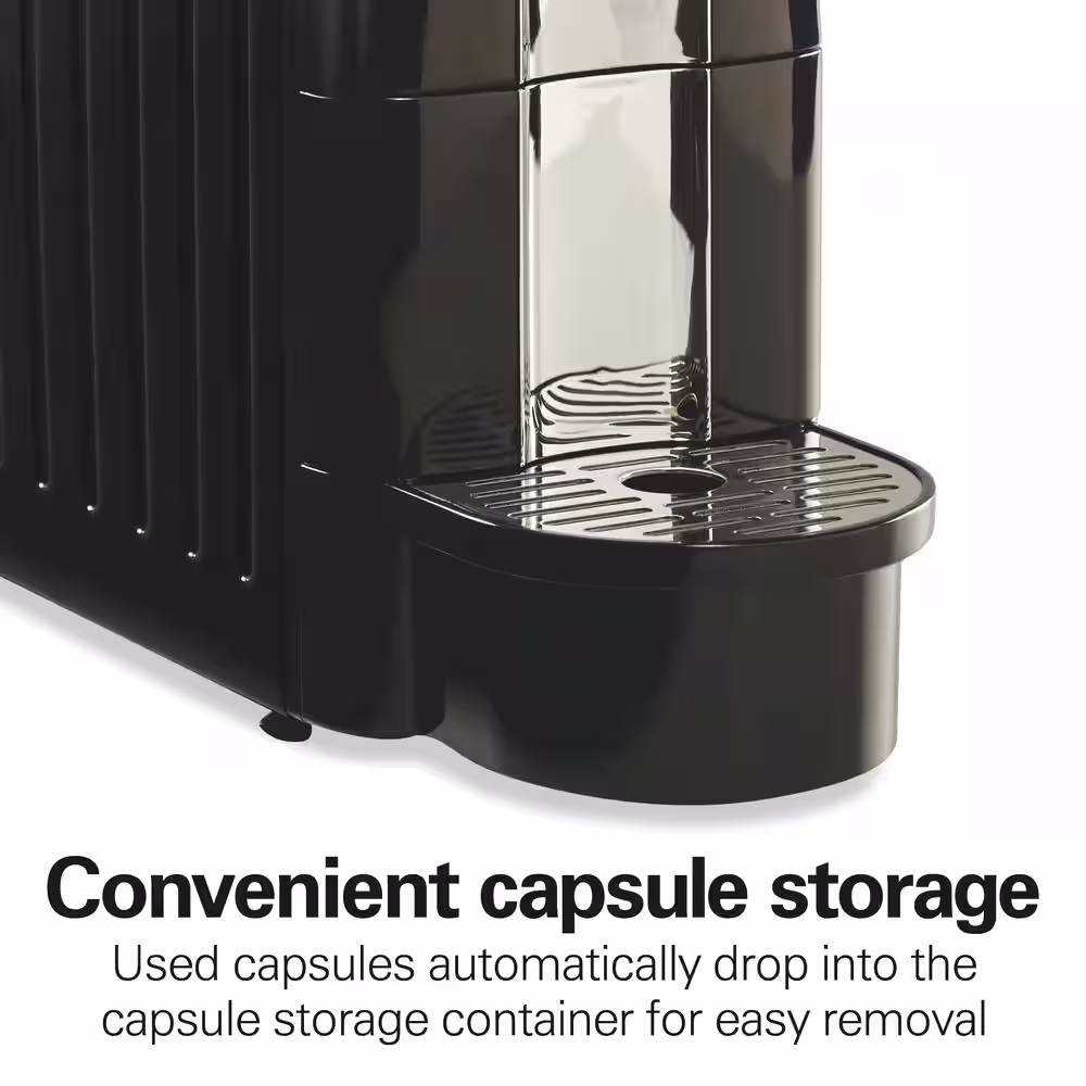 Hamilton Beach 1-Cup Black Espresso Machine