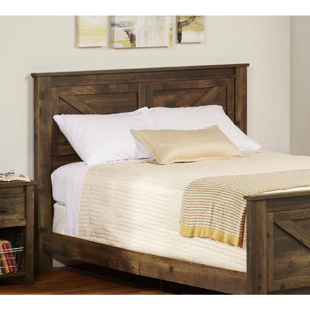 Ameriwood Brownwood Rustic Queen Headboard