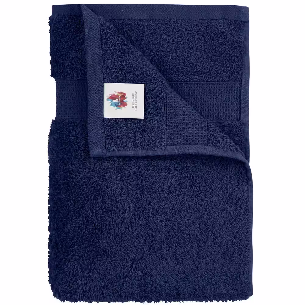 None Besondere 6-Piece Sea Jet Dobby Solid Cotton Bath Towel Set