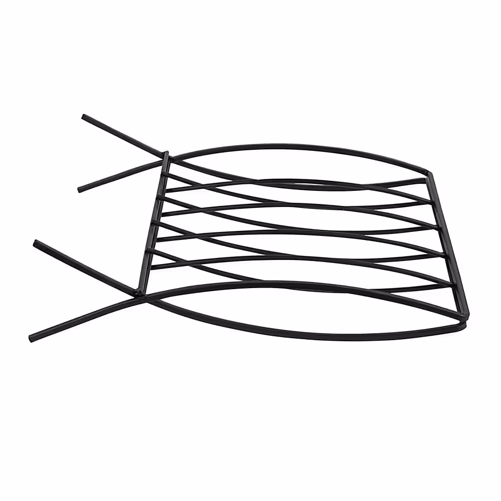 Spectrum Seville 15.375 in. W Magazine Rack in Black