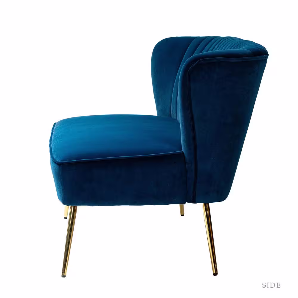 JAYDEN CREATION Carmita 3-Piece Navy Living Room Set