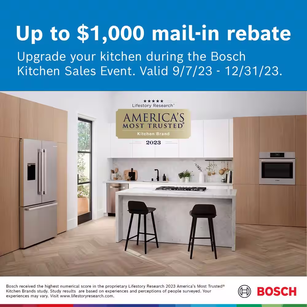 Bosch 800 Series 36 in. 21 cu. ft. Smart Counter Depth French Door Refrigerator in Stainless Steel with Beverage Cooler Drawer