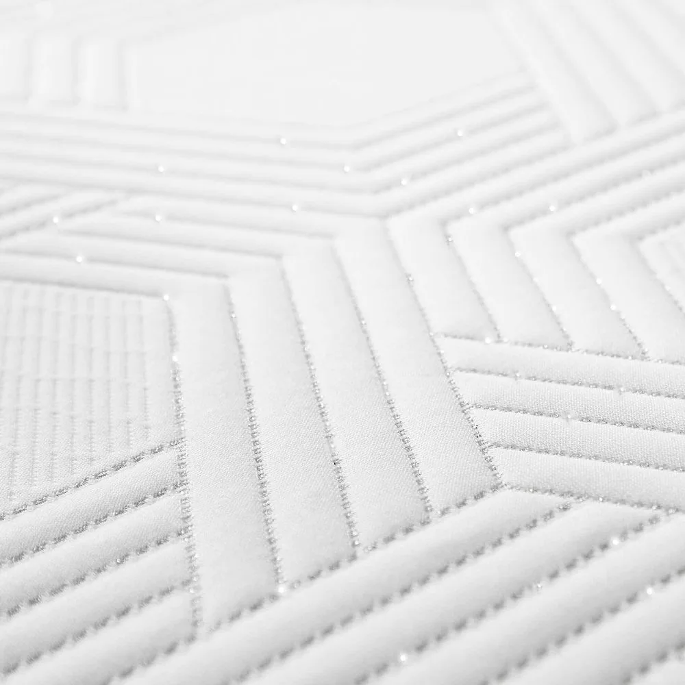 None Twin XL Medium Plush Silver Infused Hybrid 12 in. Mattress