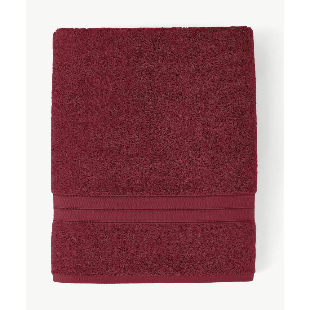 None Blue Loom Liam Cotton blend 6-Pcs Towel Set, Cranberry