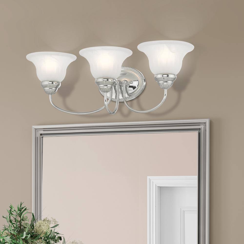 AVIANCE LIGHTING Bodenham 3 Light Polished Chrome Bath Vanity
