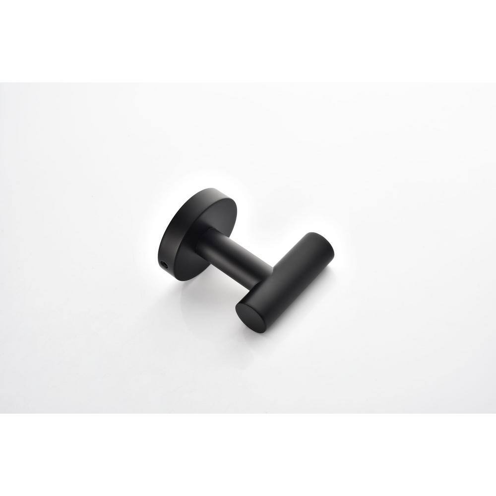 None Wall Mount Matte Black Paper Towel Holder 6-Pack