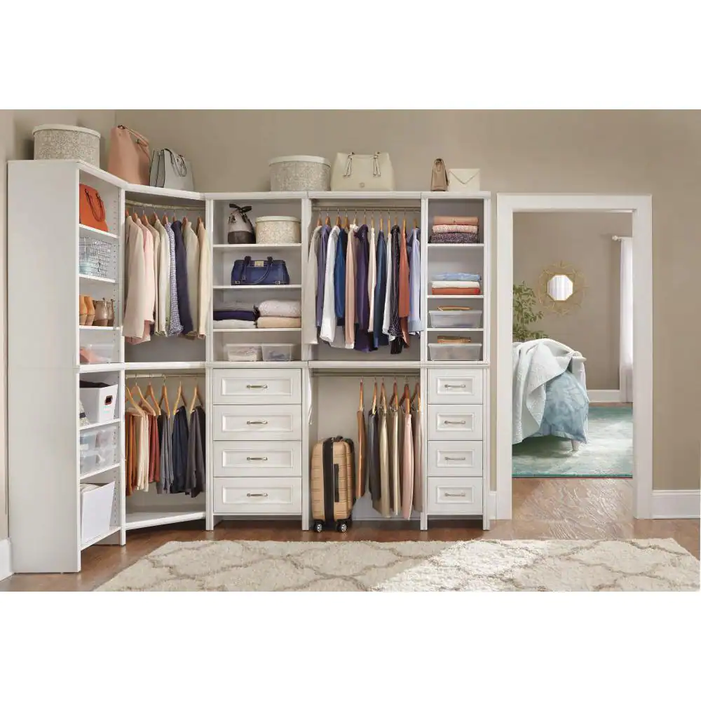 ClosetMaid Impressions 28 in. W White Corner Shelf Kit