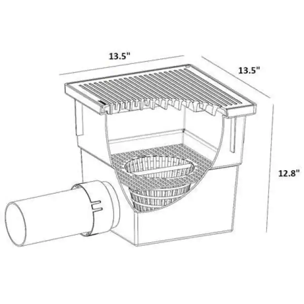 RELN 13.5 in. W x 13.5 in. L x 13 in. H Catch Basin Kit