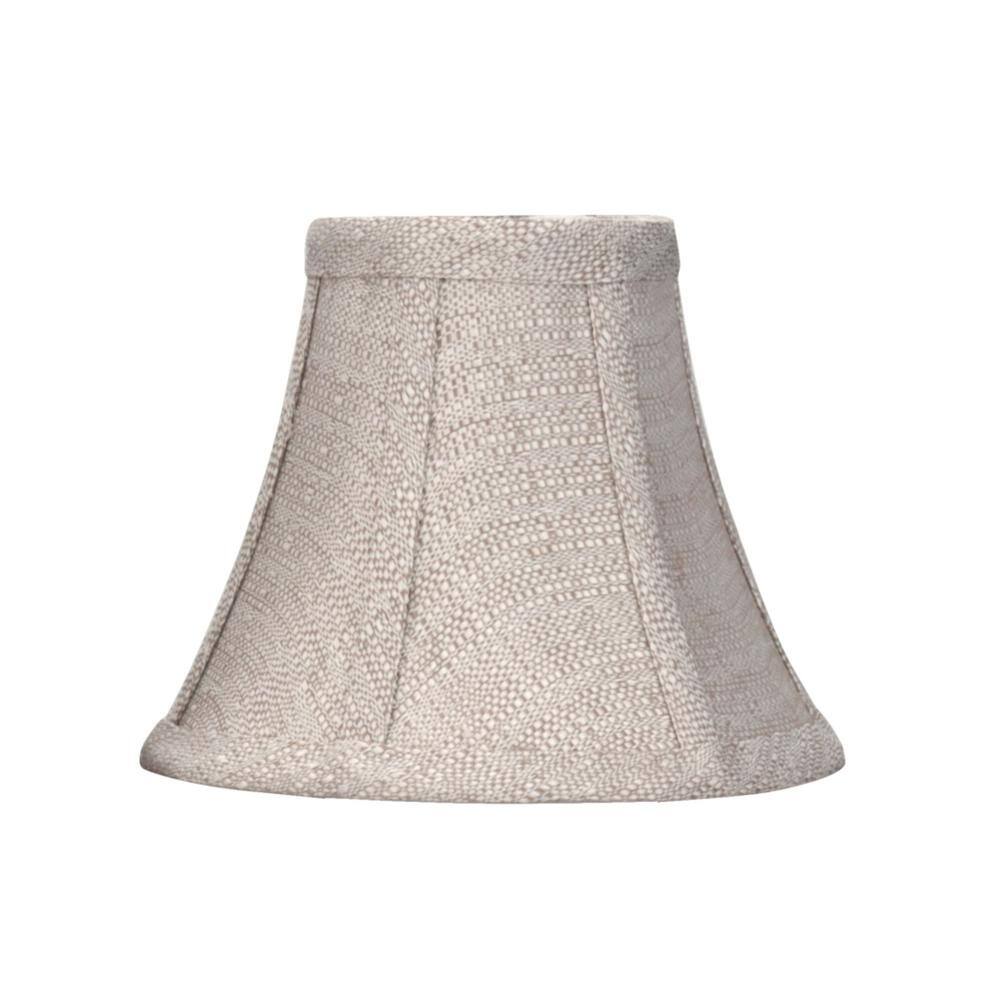 Aspen Creative Corporation 6 in. x 5 in. Beige Bell Lamp Shade (9-Pack)