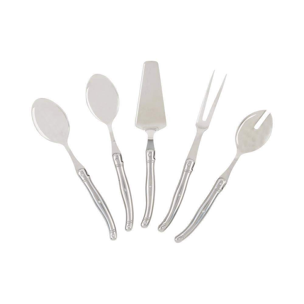 None French Home Stainless Steel Laguiole 5-Piece Hostess Set