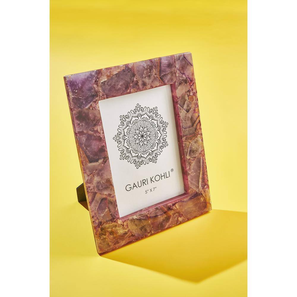 GAURI KOHLI Cherish Purple Amethyst Picture Frame 5 in. x 7 in.