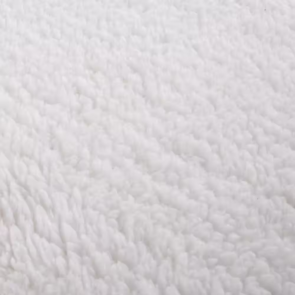 Lavish Home Soft Sherpa Body Pillow Pillowcase with Zipper