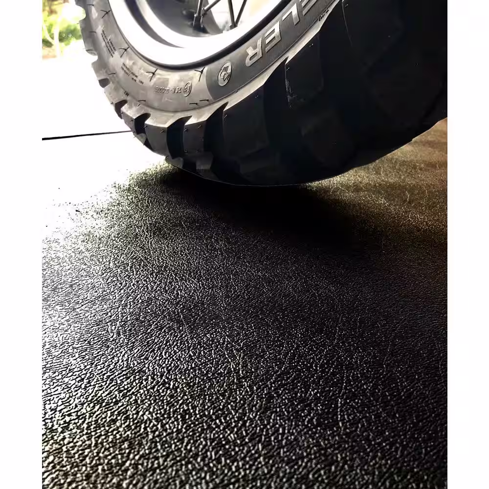 G-Floor Trailer Flooring Midnight Black Levant Commercial Vinyl Sheet Flooring (8.5 ft. W x 20 ft. L)