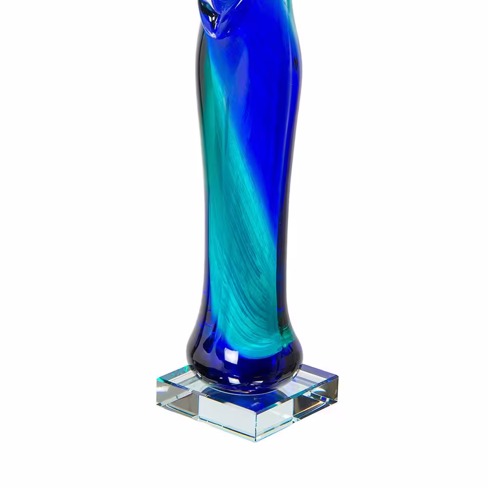 Dale Tiffany Eternal Embrace Handcrafted Art Glass Sculpture
