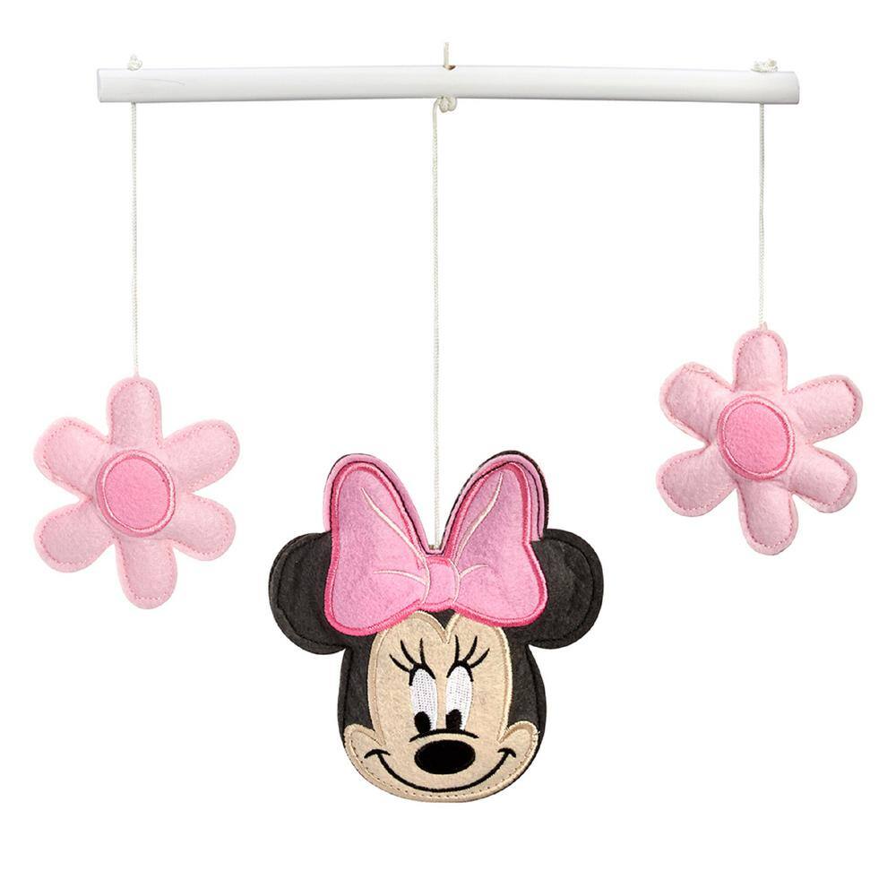 Disney Minnie Mouse Pink, Rose and White Felt Ceiling Mobile