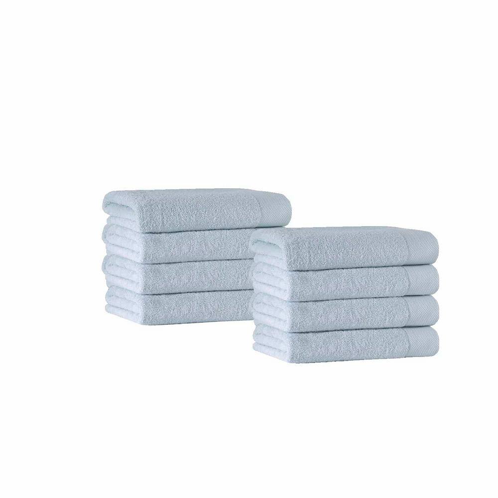 None Signature Turkish Cotton 8-Piece Wash Towels