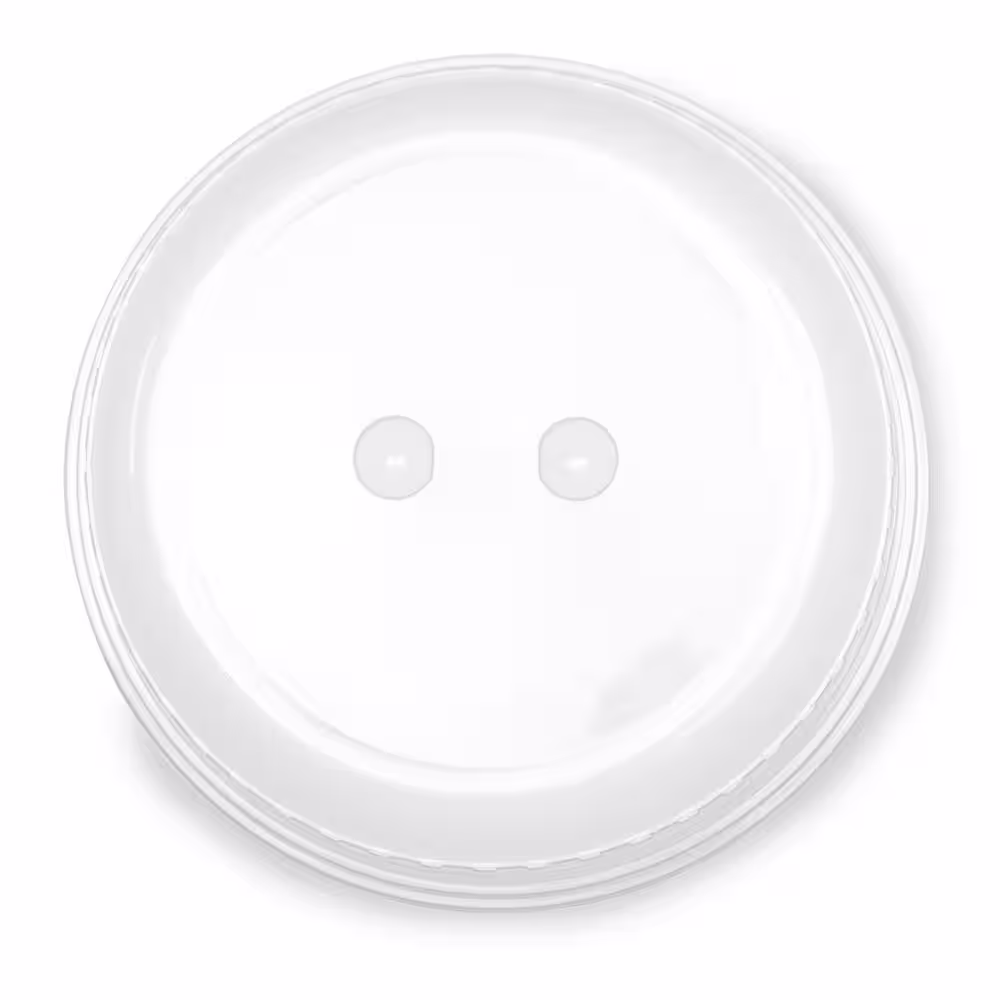 HomeCraft HCMPCS10CL 10 in. Plastic Microwave Plate COver Lid