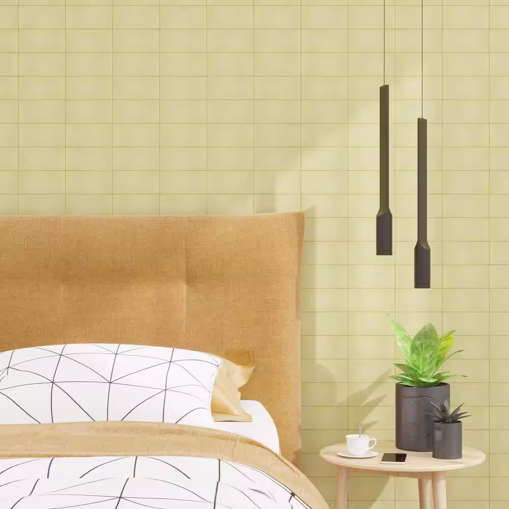 AVANT DECOR Elixir Individual Gold Aluminum 3 in. x 6 in. Metal Peel and Stick Tile (8 sq. ft./64-Pack)