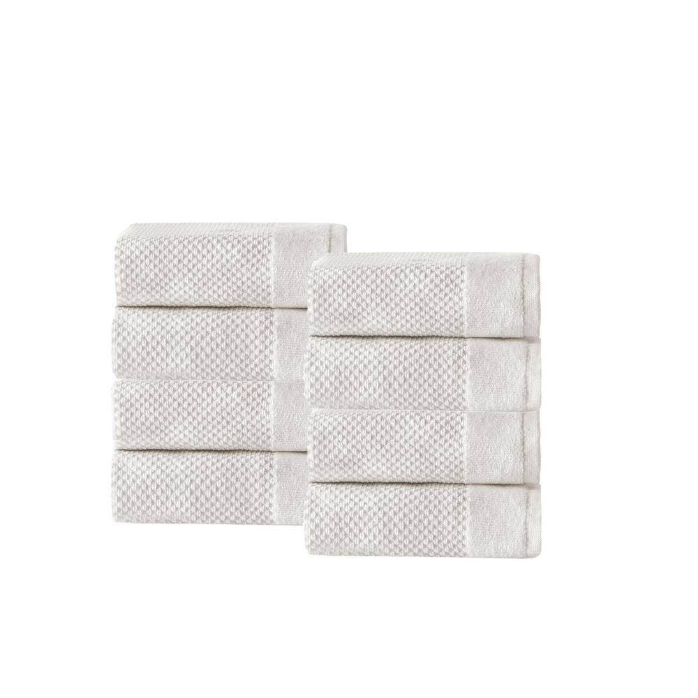 None Incanto Turkish Cotton 8-Piece Wash Towels