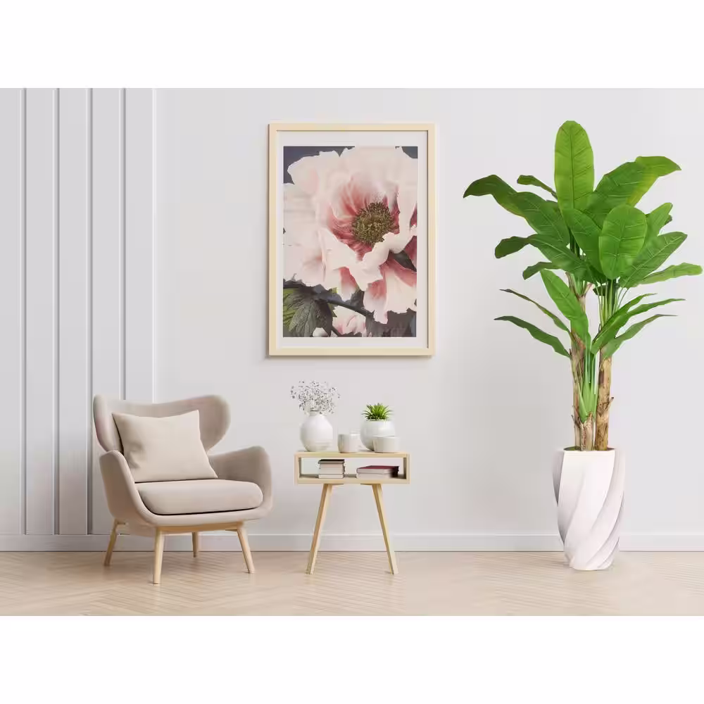 Vintage Home 87.5 in. Tall Banana Tree (48 x 48 x 72 in. H) in Chevron planter