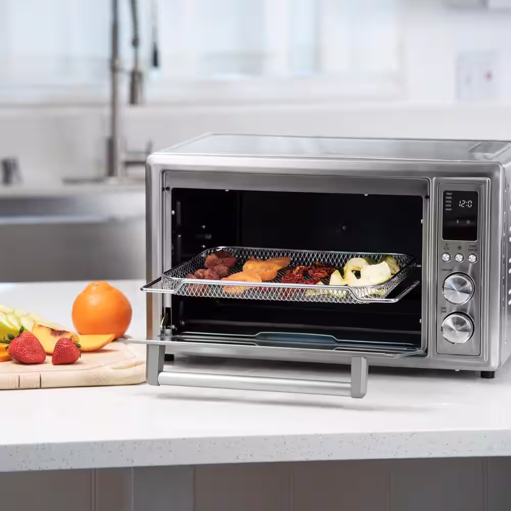 Cosori 12-in-1 30Qt Stainless Steel Air Fryer Toaster Oven with Extra Wire Rack