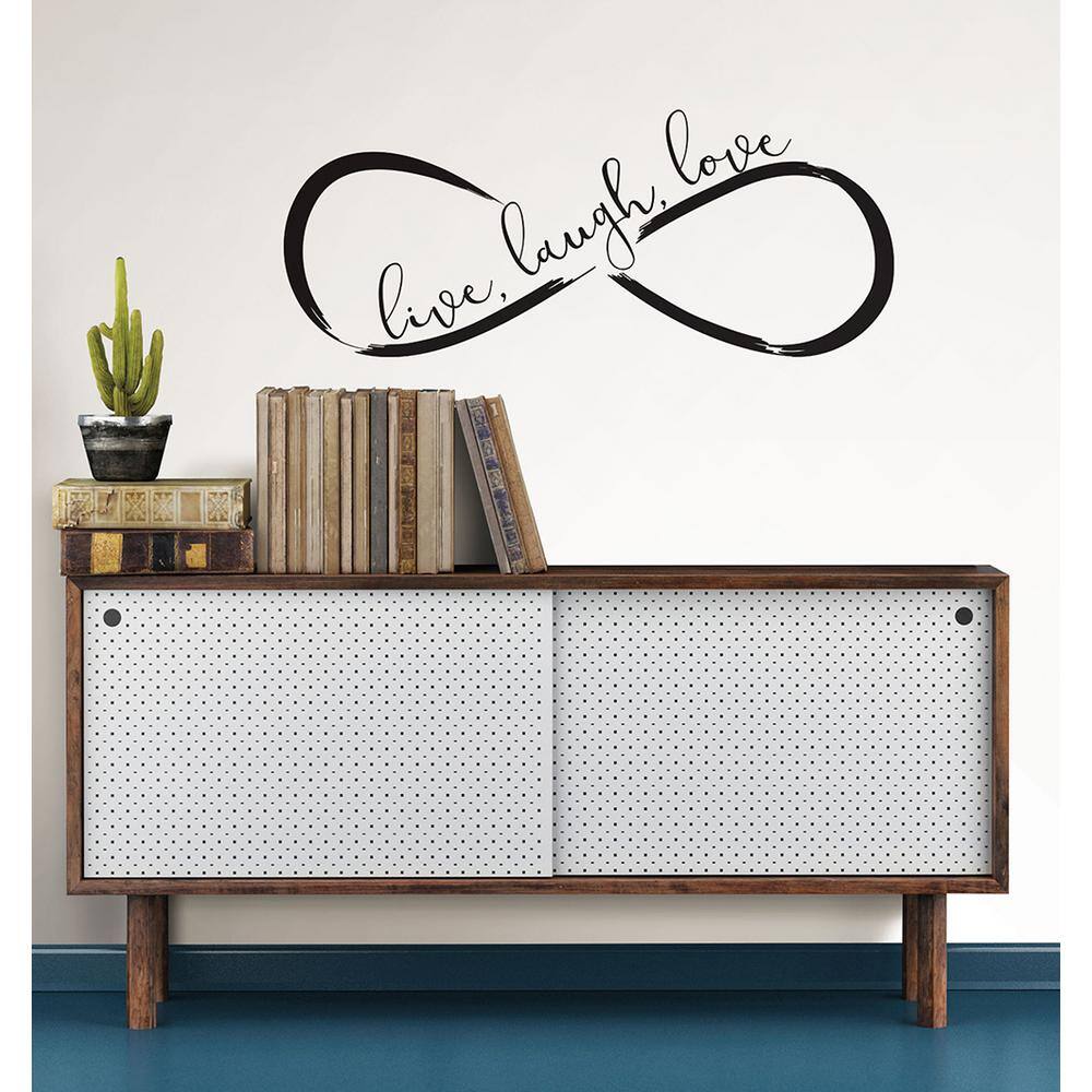 WallPops Black Infinity Wall Quote Decal