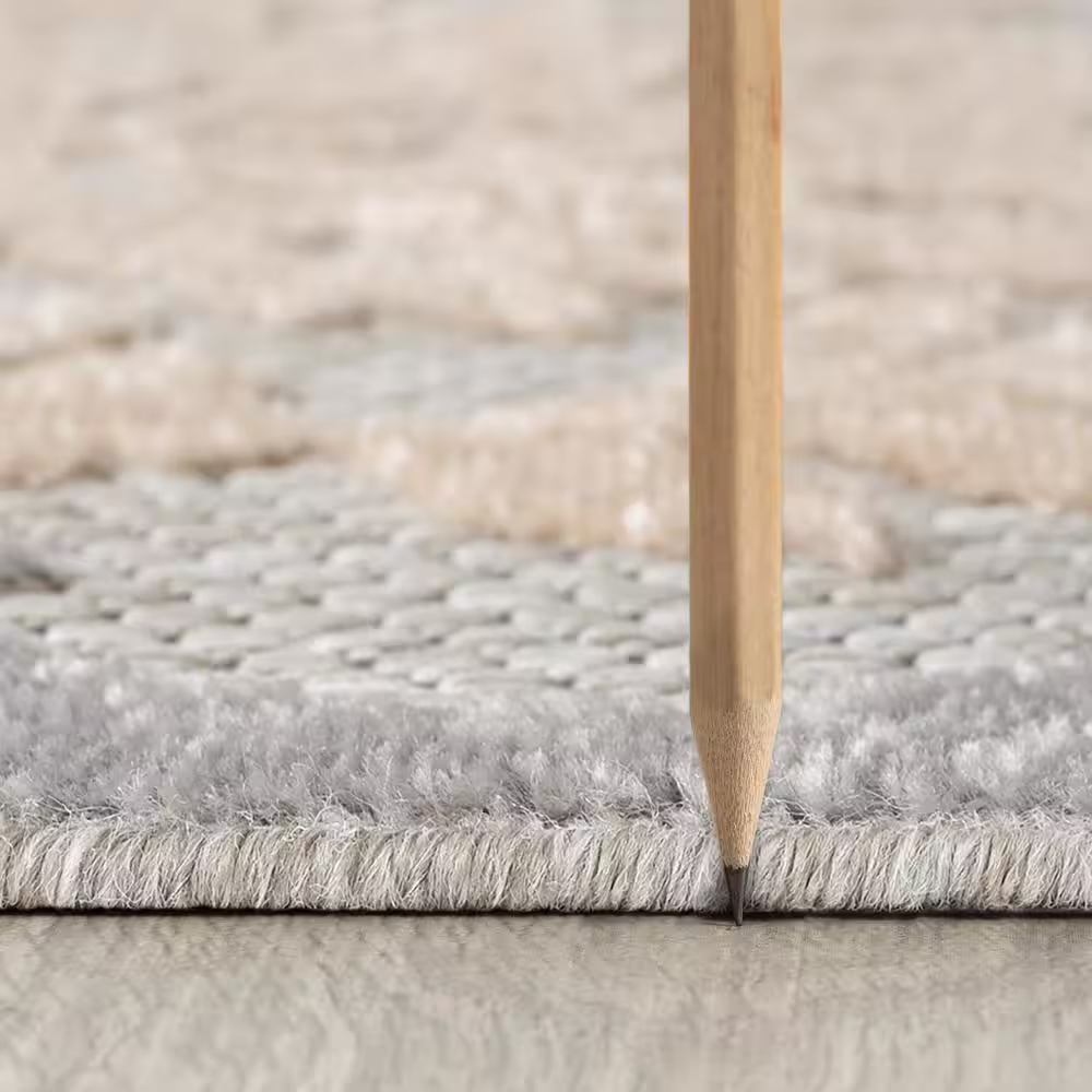 Tayse Rugs Oasis Floral Beige 8 ft. x 10 ft. Indoor/Outdoor Area Rug