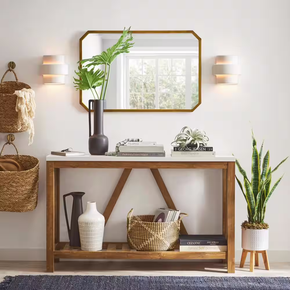 Gymax 35.5 in. Artificial Snake Plant Fake Sansevieria Indoor-Outdoor Decoration Yellow