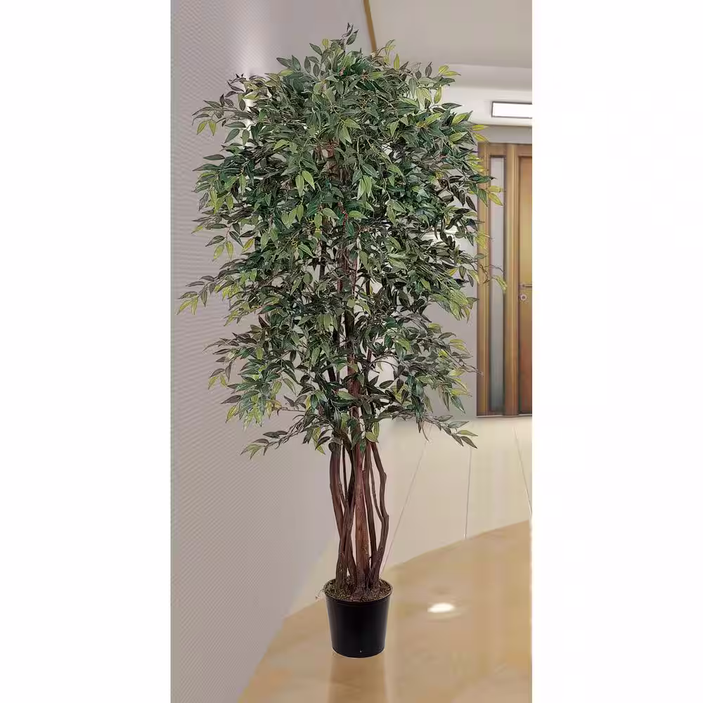 Nearly Natural 6 ft. Artificial Smilax Silk Tree