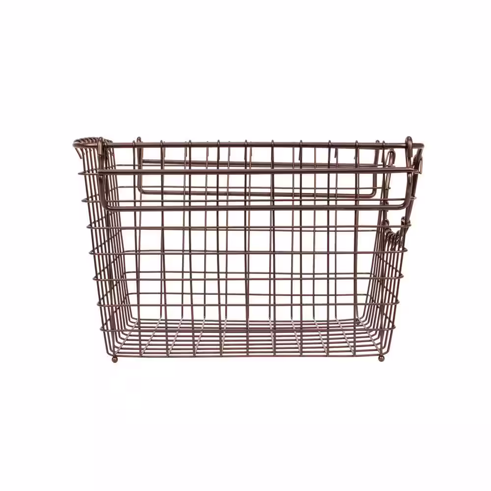 Spectrum Scoop Medium Bronze Stacking Basket