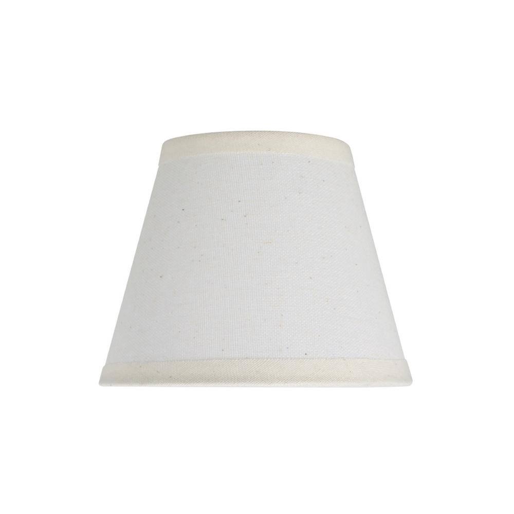 Aspen Creative Corporation 5 in. x 4 in. Creme Hardback Empire Lamp Shade (6-Pack)