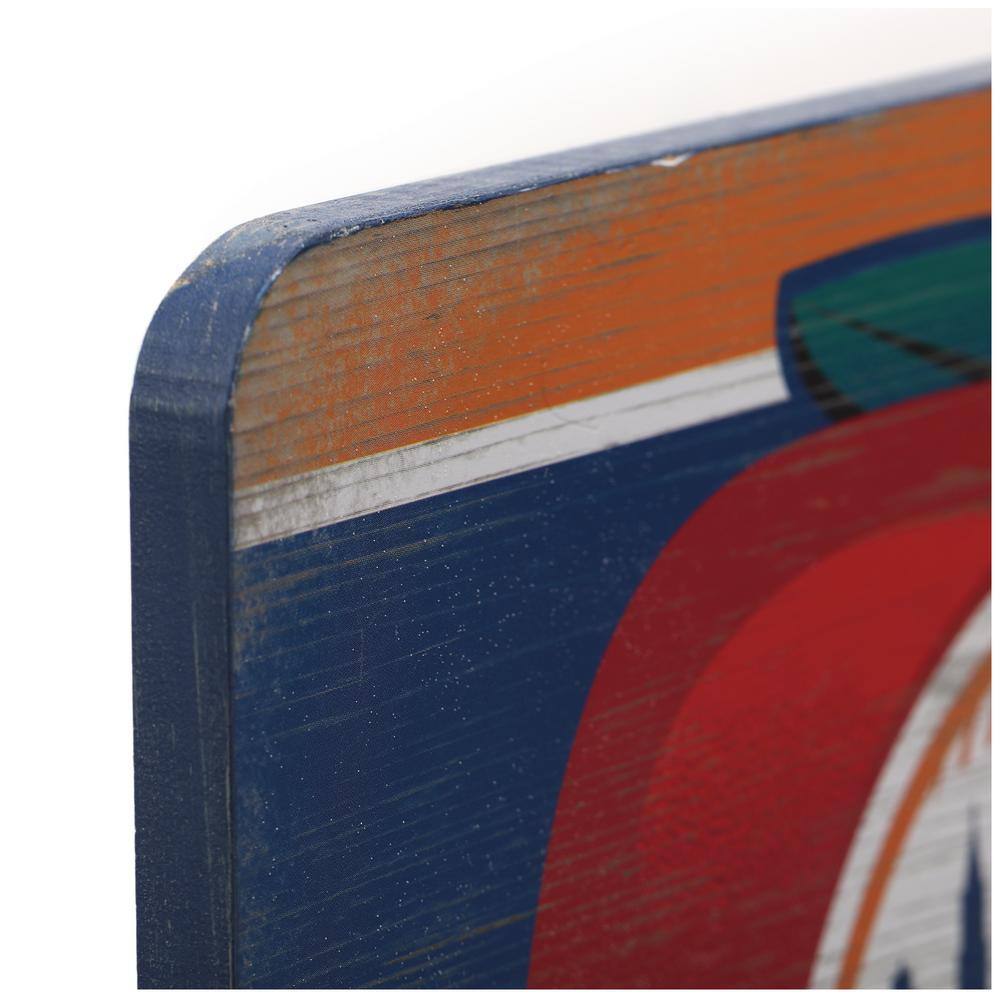 Open Road Brands New York Mets MDF Wood Wall Art