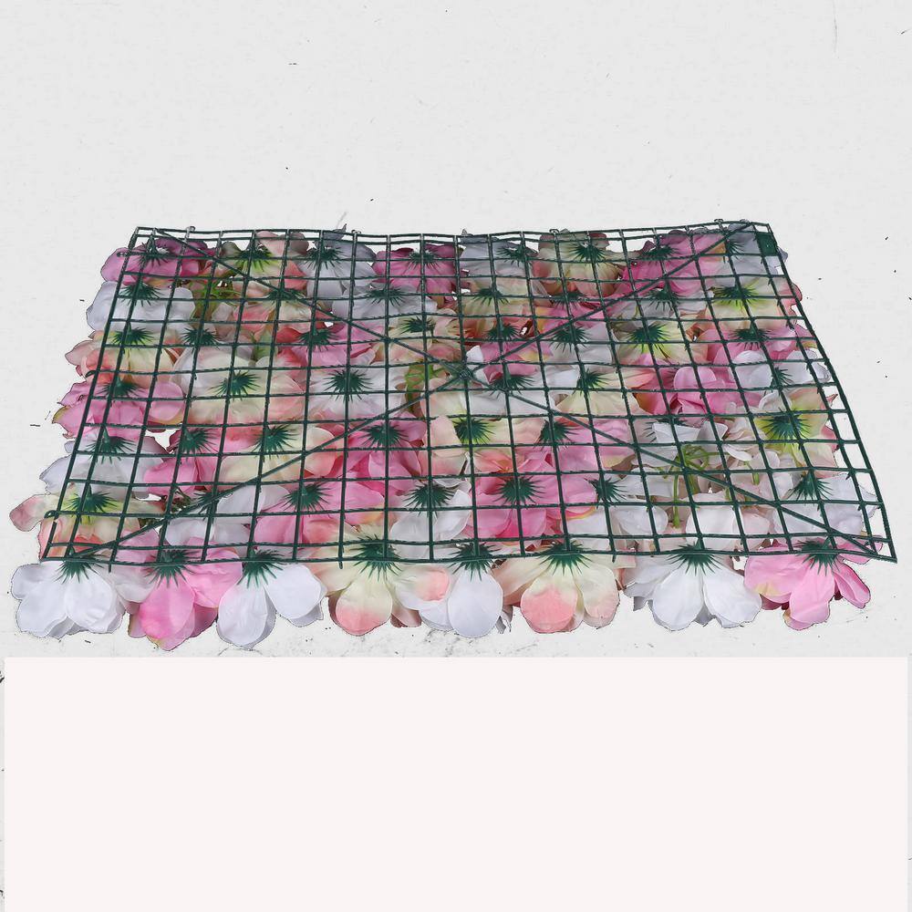 YIYIBYUS 12-pcs 23.62 in. x 15.74 in. Artificial Silk Eucalyptus Flowers Wall Panel for Home/Wedding Decoration