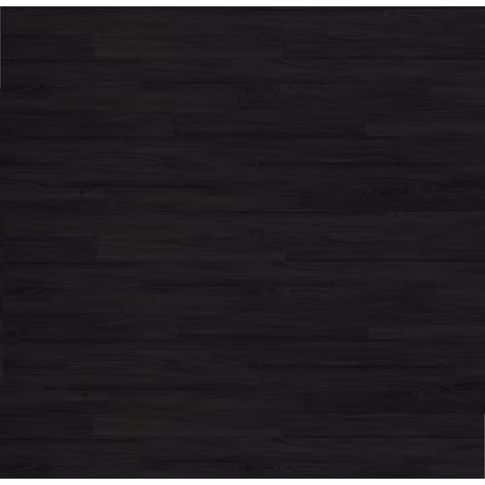 DIP Design Is Personal DIP Black Shiplap 5 in. x 34 in. Ultra Matte PVC Peel and Stick Tile Wall-Planks (14.2 sq. ft./12-Planks)
