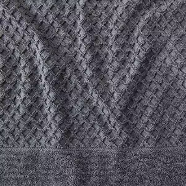 THE CLEAN STORE 6 Piece Gray Diamond Bath Towel Set (2 Bath Towels, 2 Hand Towels and 2 Washcloths)