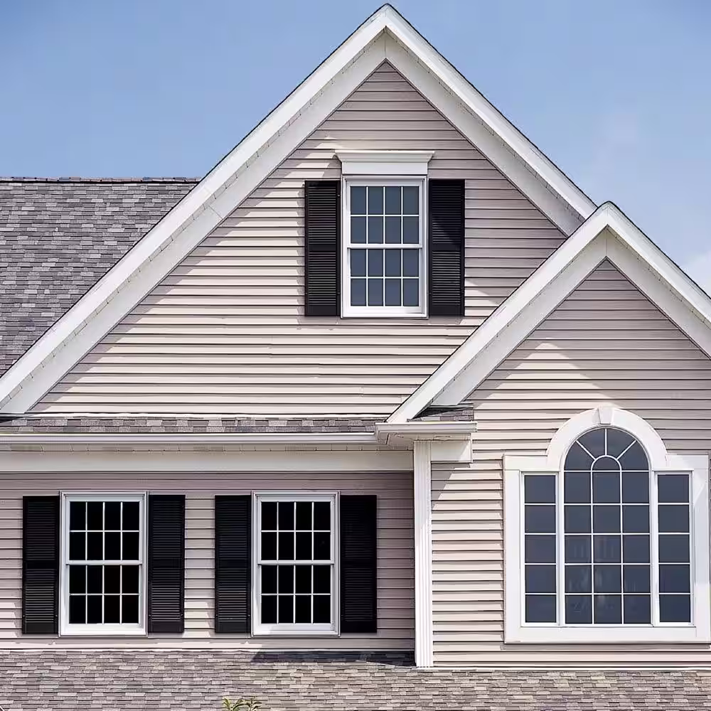 JELD-WEN 47.5 in. x 59.5 in. V-2500 Series White Vinyl Single Hung Window with Colonial Grids/Grilles