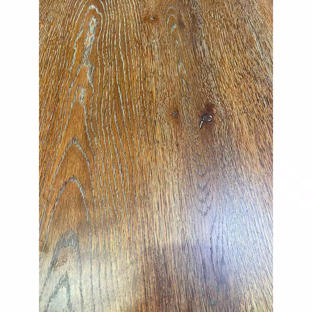 Best Master Furniture Paige Antique Natural Oak Dining Bench 40 in. D x 18.5 in. H