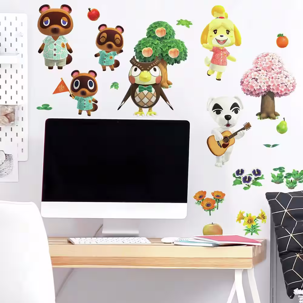 RoomMates ANIMAL CROSSING PEEL & STICK WALL DECALS