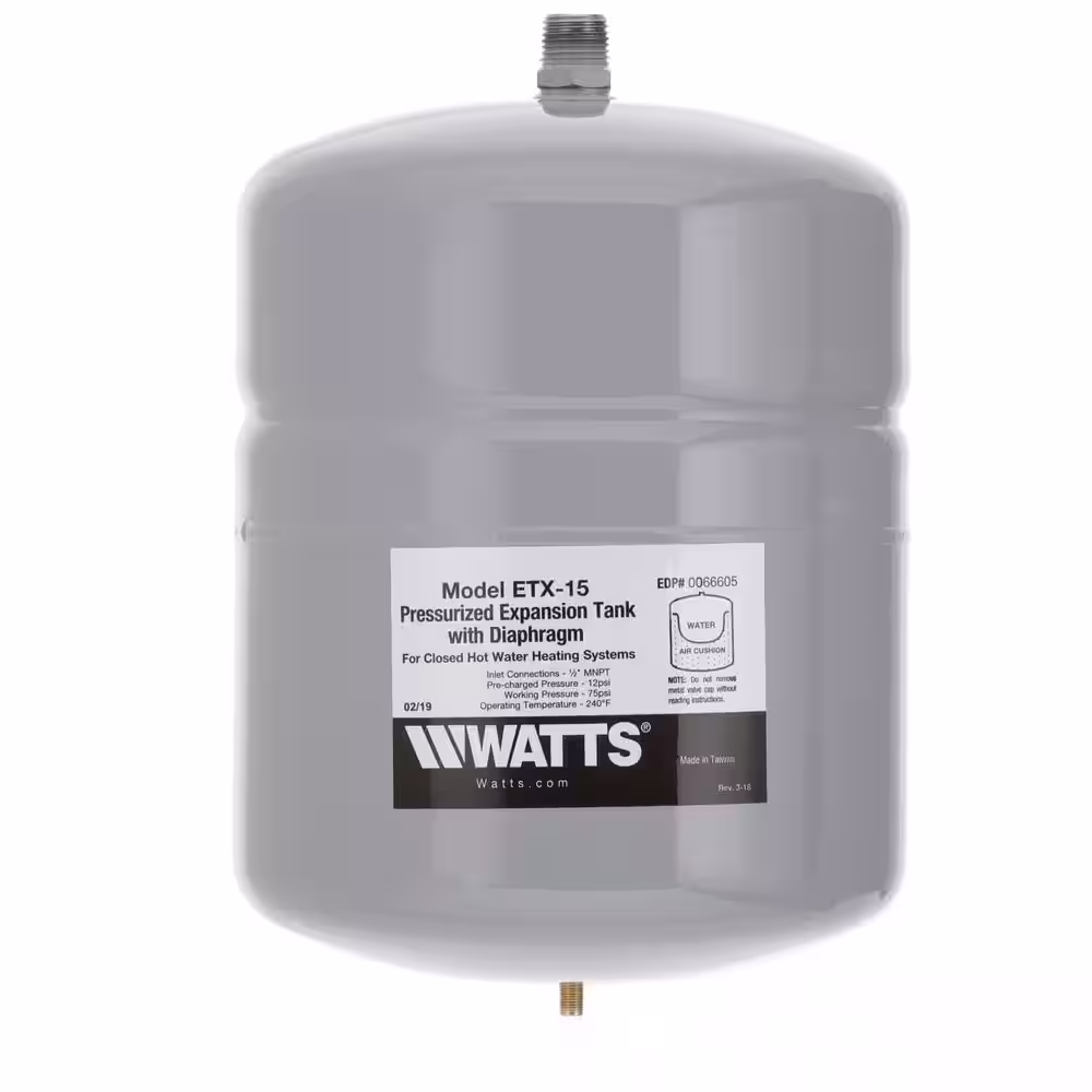 Watts Pre-Charged Non-Potable Water Expansion Tank