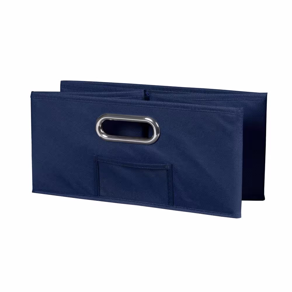 Regency 6 in. H x 12 in. W x 12 in. D Blue Fabric Cube Storage Bin 12-Pack