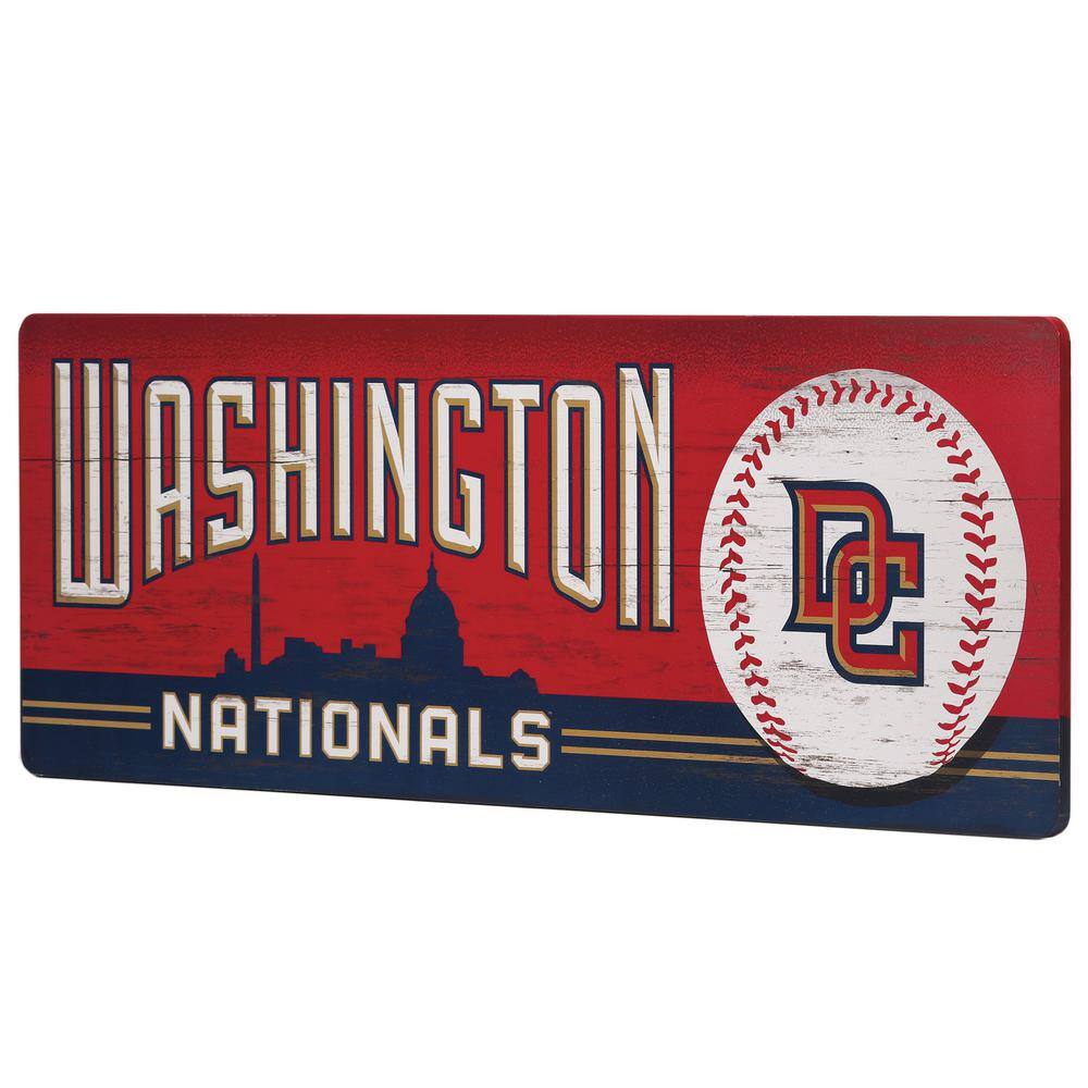 Open Road Brands Washington Nationals MDF Wood Wall Art