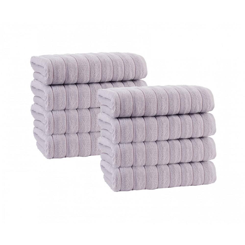 None Vague Turkish Cotton 8-Piece Hand Towels