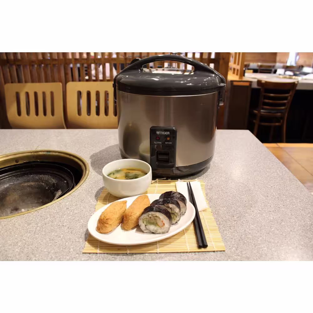 Tiger Corporation JNP-S, 10-Cup Stainless Steel Rice Cooker and Warmer