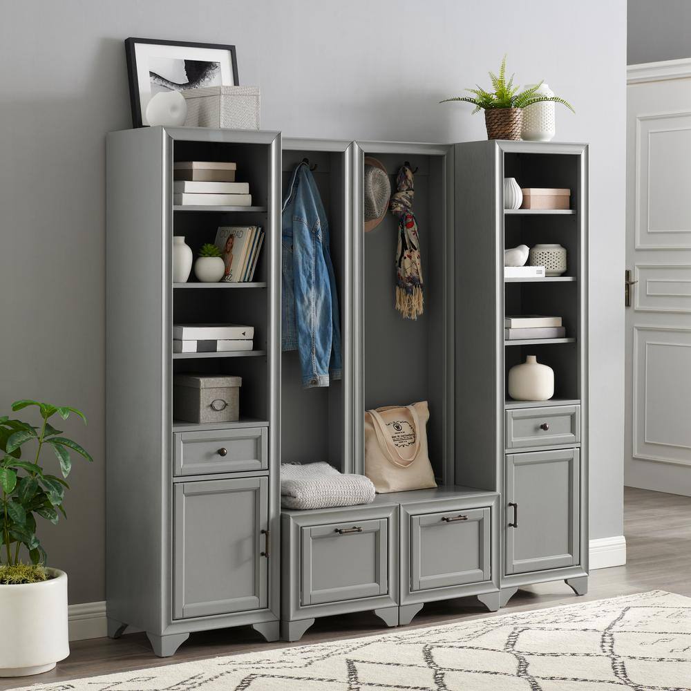 CROSLEY FURNITURE Tara Gray 4-Piece Entryway Set