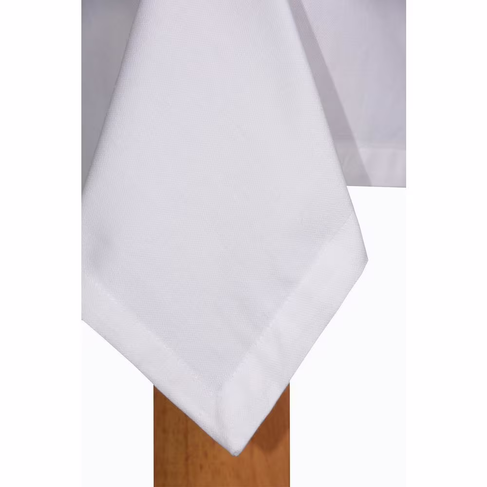 Lintex Hotel Butler Service 70 in. x 70 in. Square 100% Cotton Tablecloth