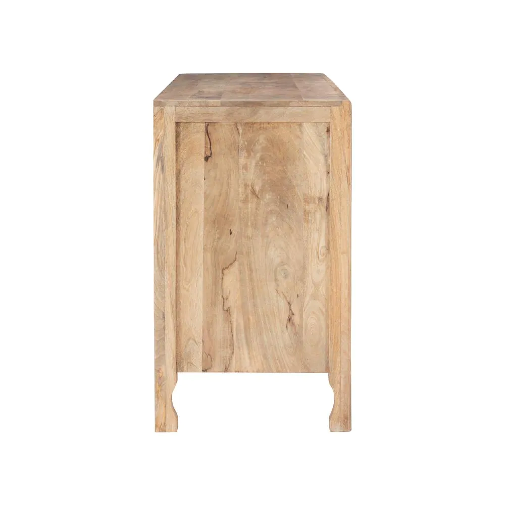 Powell Company Cheyenne Natural Finish Solid Mango Wood 2 Door Cabinet