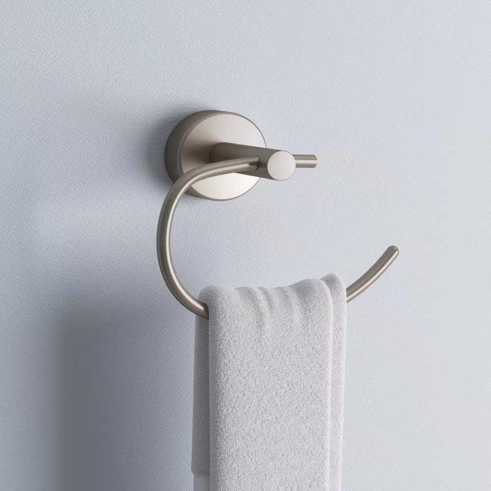 Glacier Bay Innburg Towel Ring in Brushed Nickel