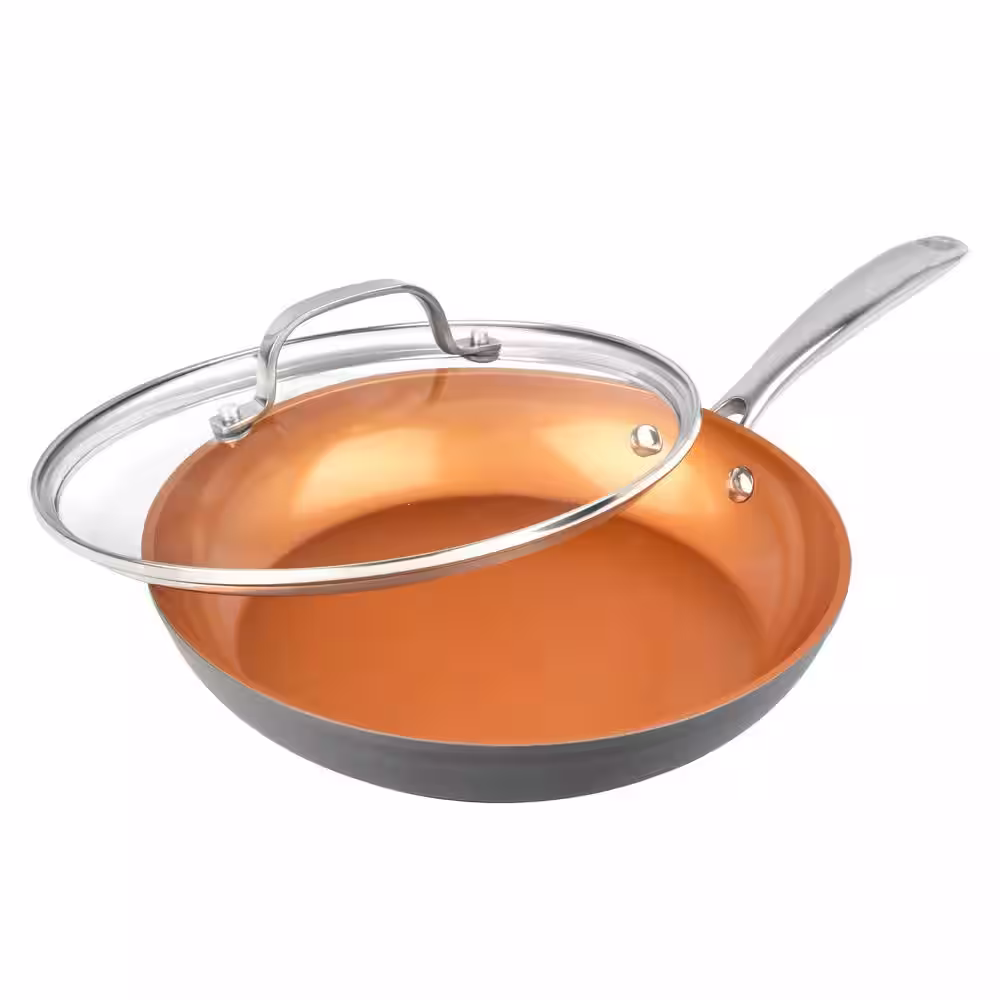 Gotham Steel Professional 8-Piece Hard Anodized Aluminum Ti-Ceramic Nonstick Cookware Set