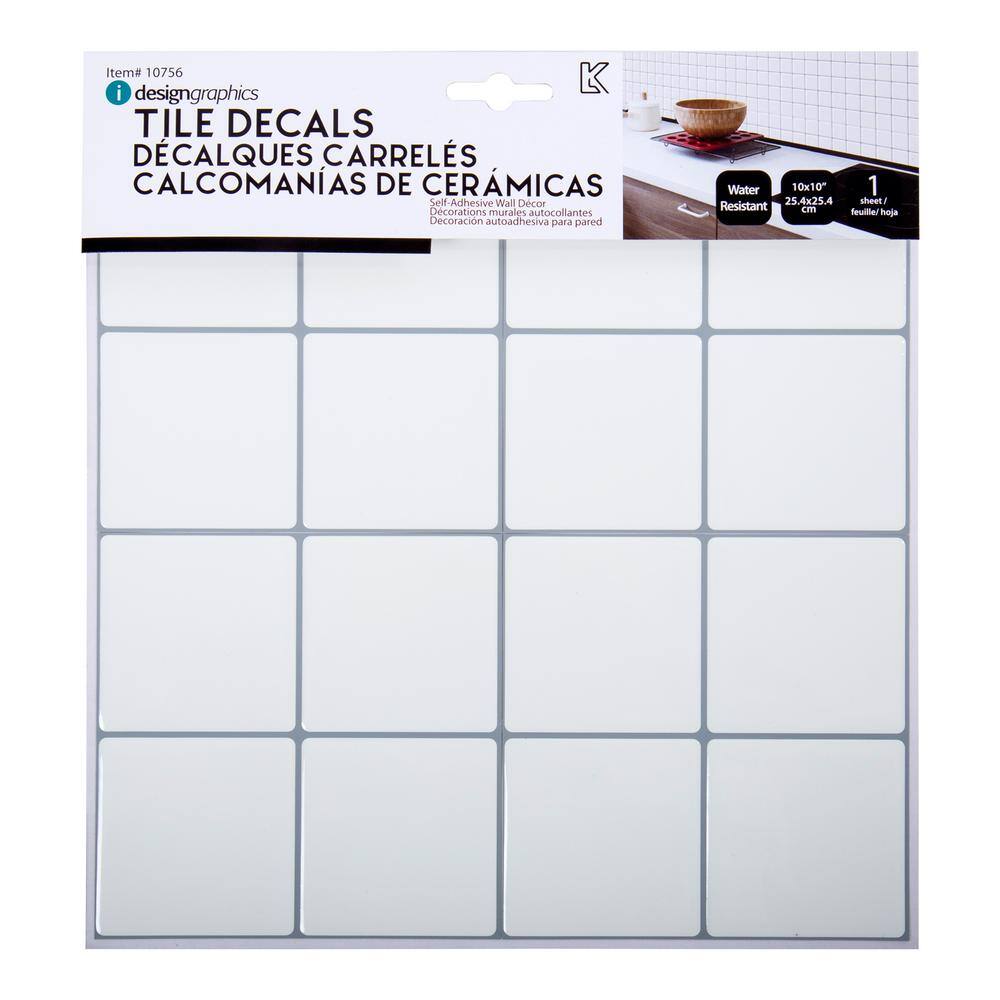 None Peel and Stick Wall Tiles for Kitchen Backsplash Bathroom and Living Room