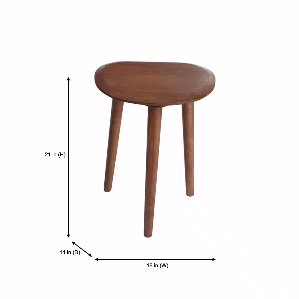 Home Decorators Collection Haze Brown Finish Wood Accent Tables (Set of 2) (16 in. W x 21 in. H)